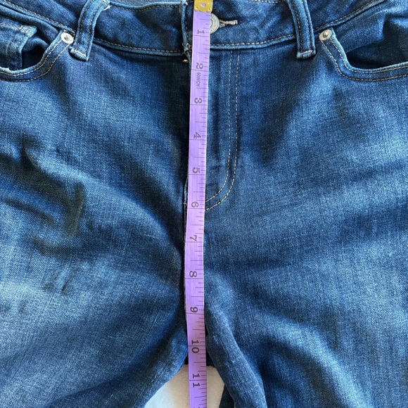 Lucky Brand The Bermuda Dark Blue Jean Shorts - 90s Y2K - Picture 13 of 17